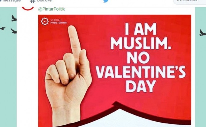 Netizen Dunia Rayakan Valentine, Muslim RI Menolak!