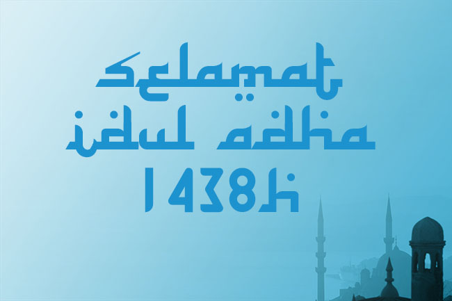 Selamat Idul Adha 1438 H.