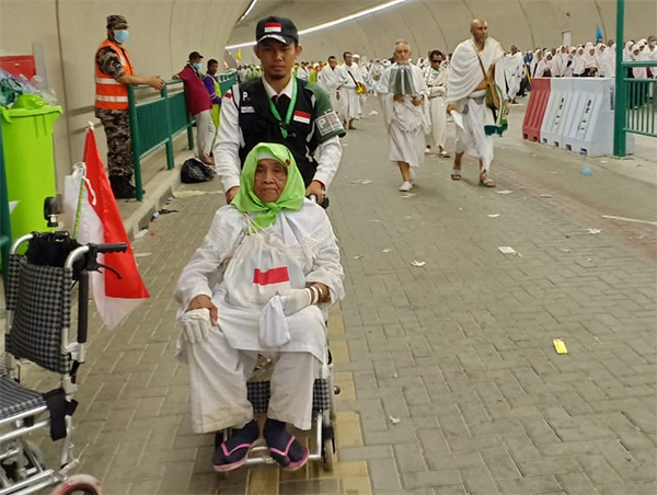 Kursi Roda di Mina Jadi Evaluasi Penyelenggaraan Haji Tahun Depan