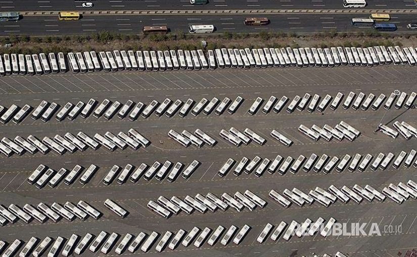 Arab Saudi Simulasi Pengangkutan Jamaah ke Armuzna dengan 3.000 Bus