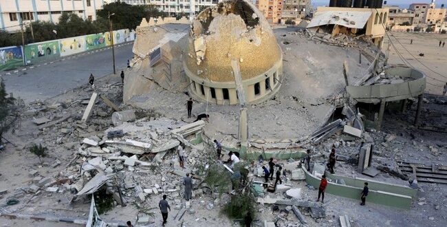 1.000 Bangunan-Masjid Ternama di Gaza Luluh Lantak Rusak Berat Digempur Israel