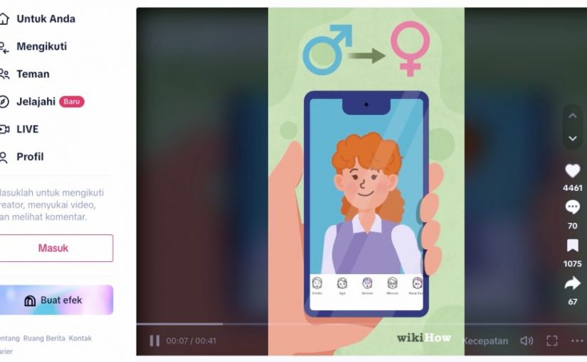 Hukum Menggunakan Filter Gender Swap dalam Islam